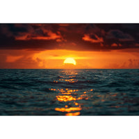 Thumbnail for Black and White Sunset Canvas