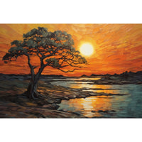 Thumbnail for Contemporary Sunset Canvas