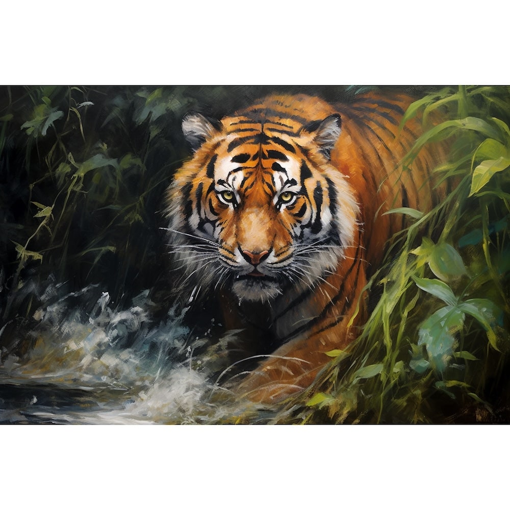 Tiger Painting Canvas