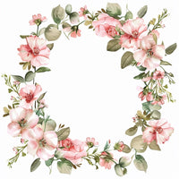 Thumbnail for Flower Wreath Canvas
