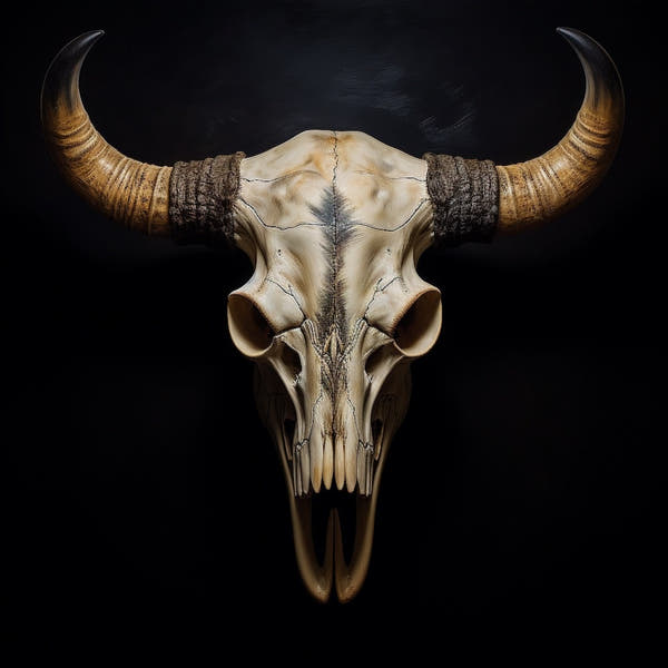 Bull Skull Canvas