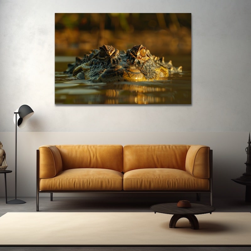 Crocodile Canvas