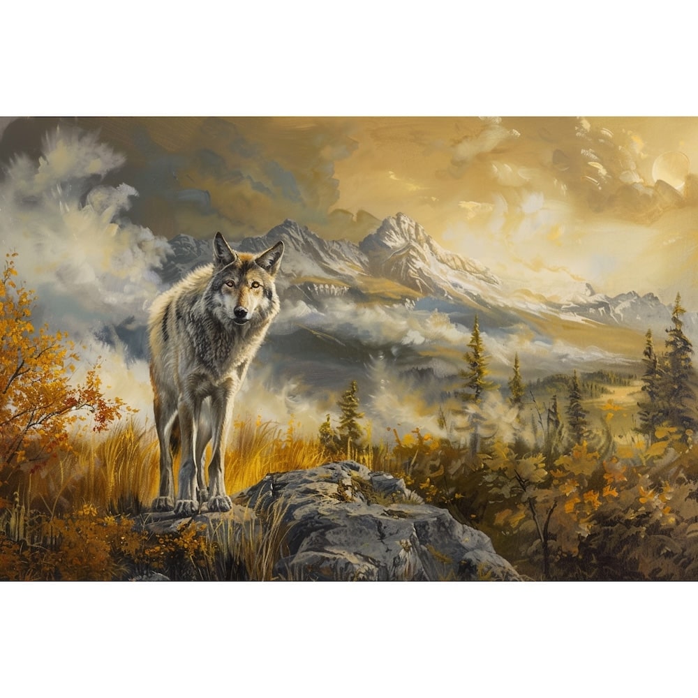 Lone Wolf Canvas