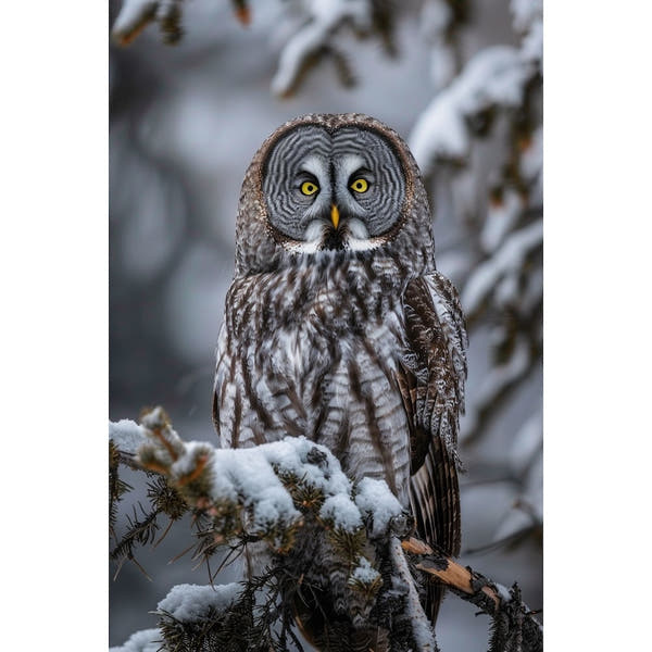 Snowy Owl Painting