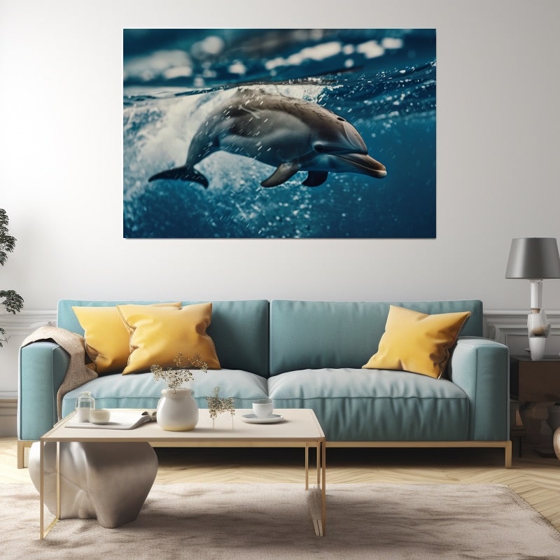 Dolphin Canvas