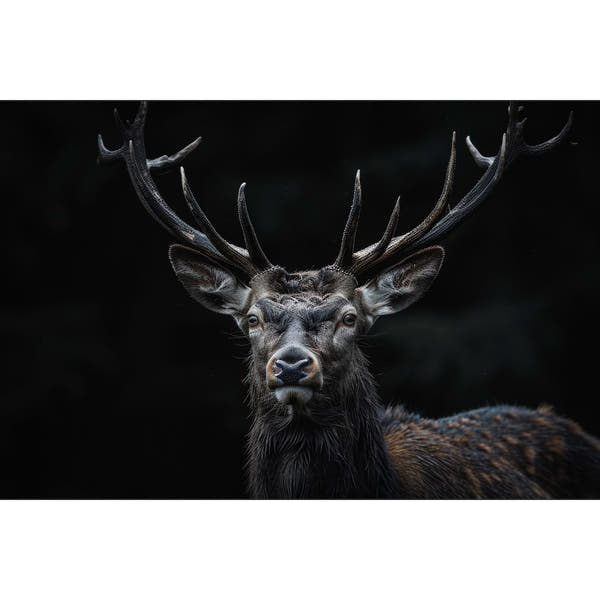 Black Deer Canvas