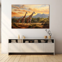 Thumbnail for Giraffe Art Canvas