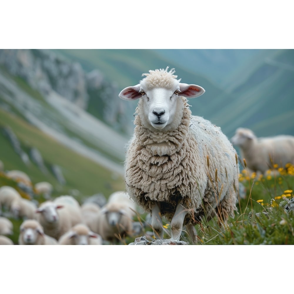 Sheep Painting Picture