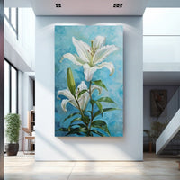 Thumbnail for Blue and White Flower Painting