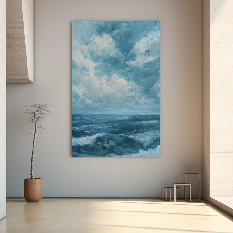 Sea Oil Painting on Canvas