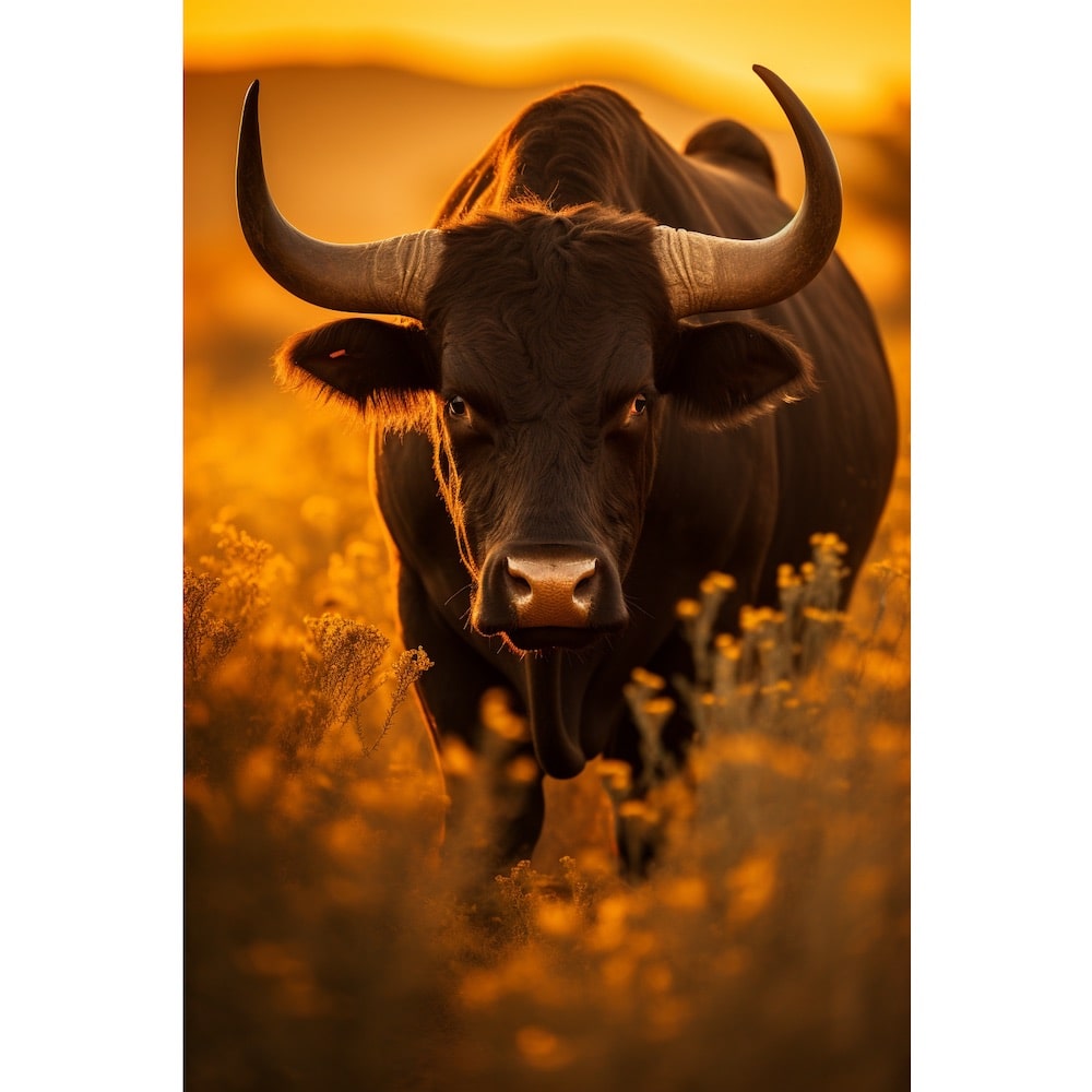 Black Bull Canvas