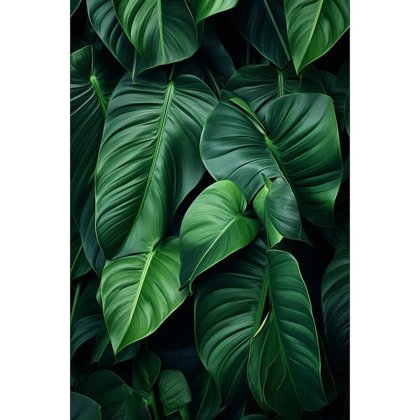 Tropical Leaf Painting Wall Art
