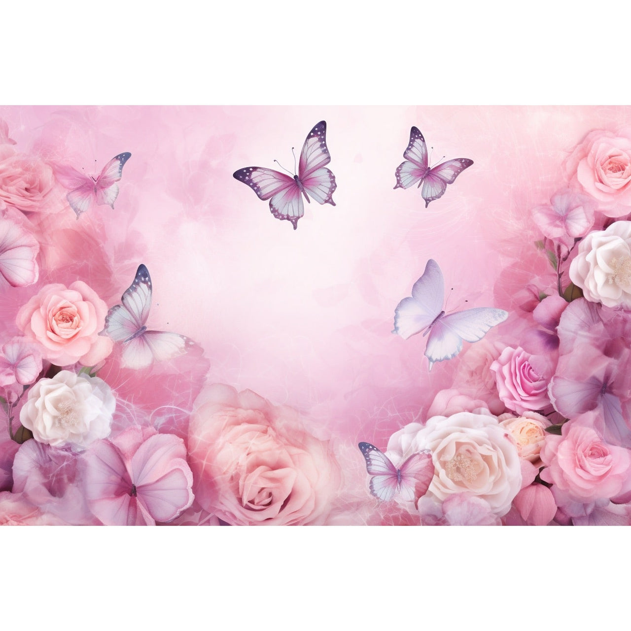 Pink Butterfly Canvas
