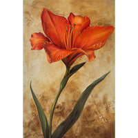 Thumbnail for Large Red Flower Painting
