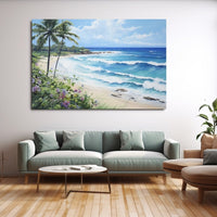 Thumbnail for Tropical Beach Art Painting