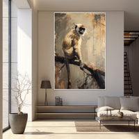 Thumbnail for Monkey Painting on Canvas