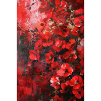 Thumbnail for Canvas of Red Flowers