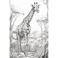 Thumbnail for Tall Giraffe Painting