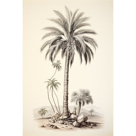 Palm Tree Wall canvas