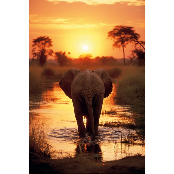 Elephant Back Canvas