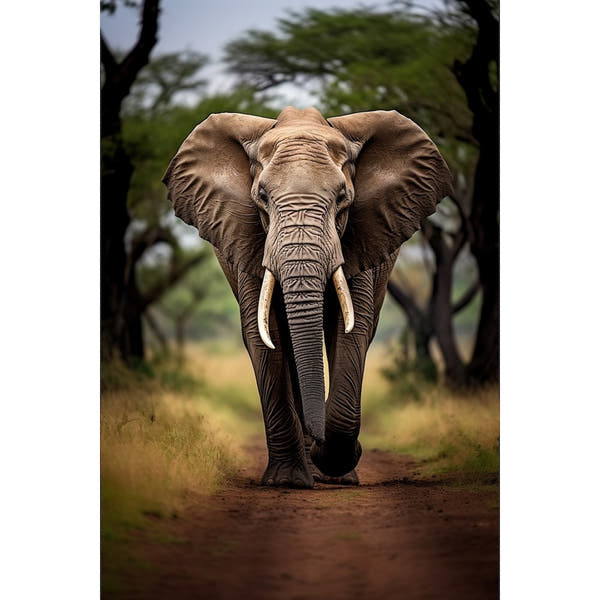 Elephant Canvas on Canvas