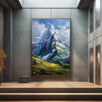 Thumbnail for Canvas Painting of Mountains