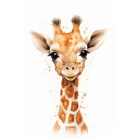 Thumbnail for Giraffe Child Canvas
