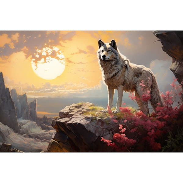 Alpha Wolf Canvas