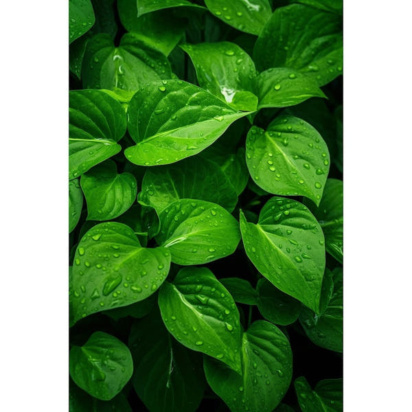 Green Leaf Acrylic Canvas