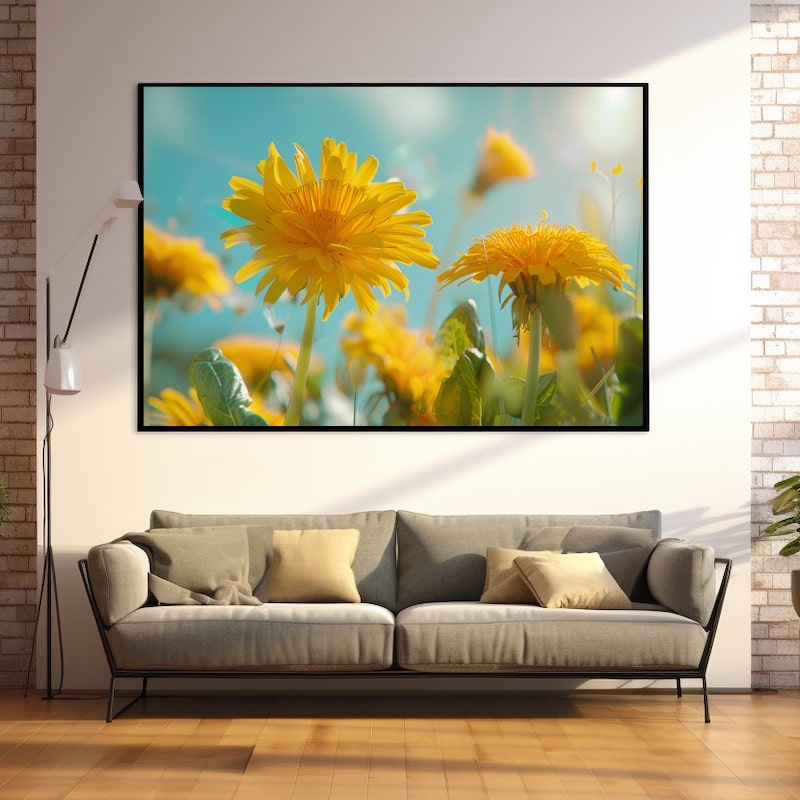 Dandelion Canvas Wall Art