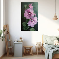 Thumbnail for Purple Flower Acrylic Painting