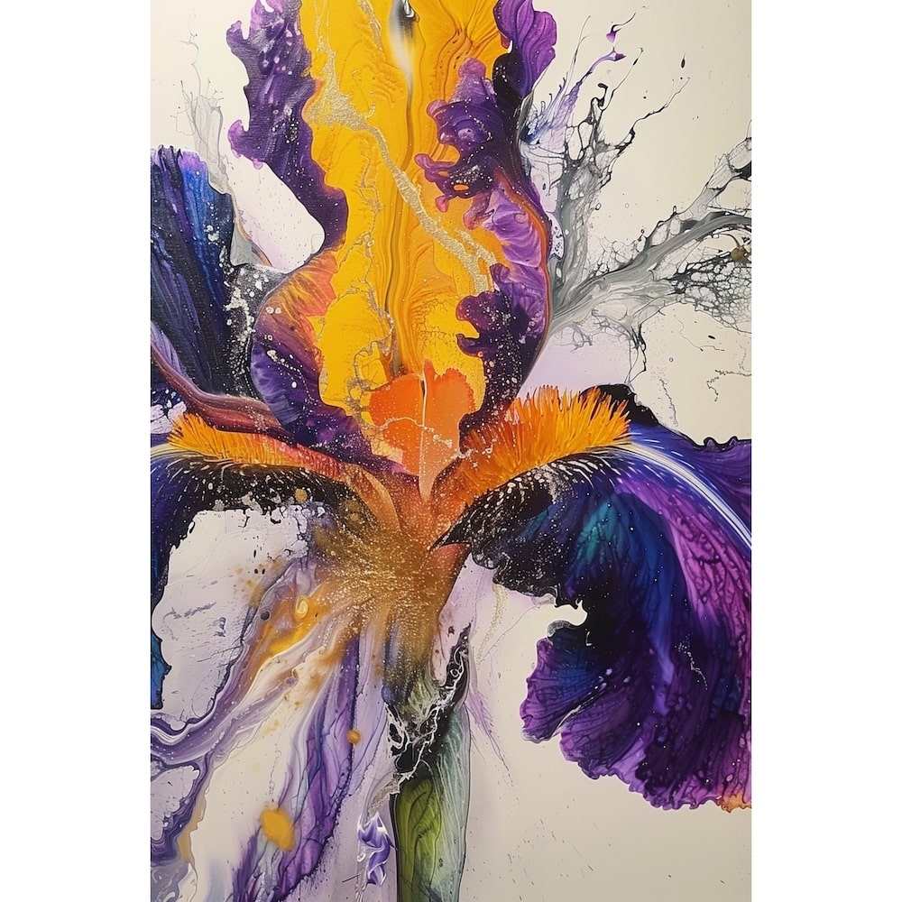 Shabby Chic Flower Canvas