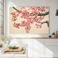 Thumbnail for Japanese Cherry Blossom Flower Painting