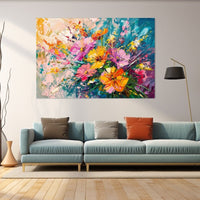 Thumbnail for Contemporary Art Flowers Painting