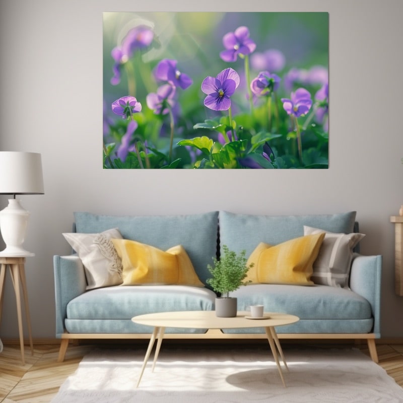 Purple Flower Canvas Print