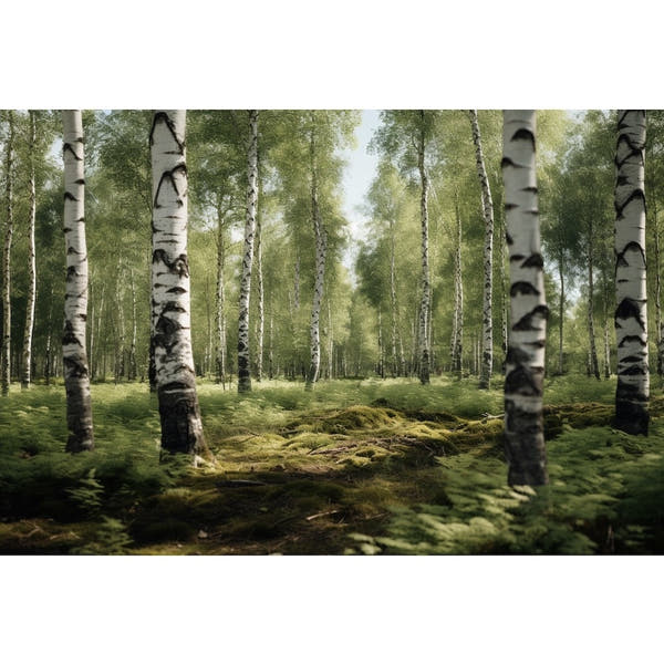 Birch Painting