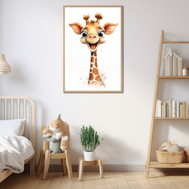 Giraffe Canvas for Nursery