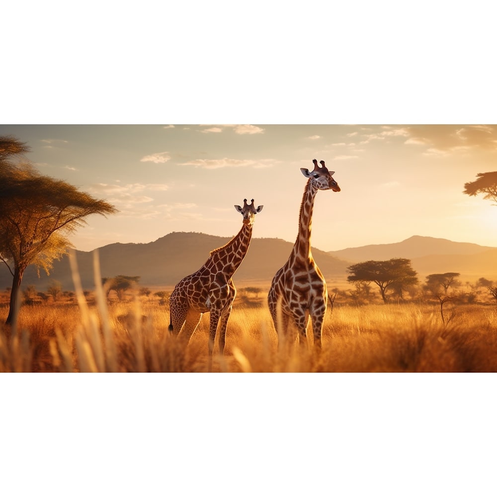 Large Giraffe Painting