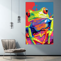 Thumbnail for Frog Canvas Wall Art