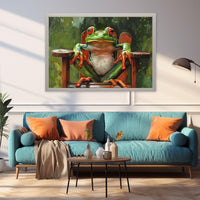 Thumbnail for Funny Frog Painting