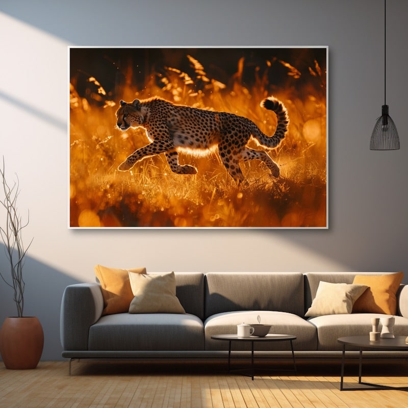 Painting of a Cheetah