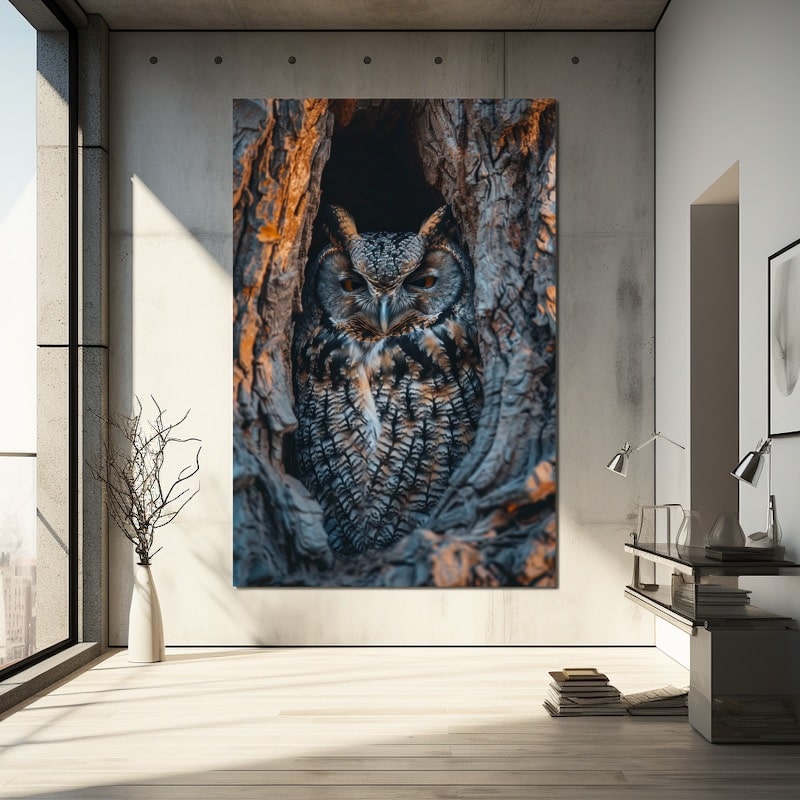 Great Horned Owl Painting