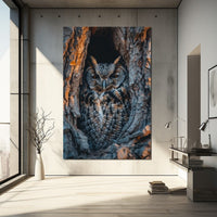 Thumbnail for Great Horned Owl Painting