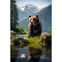 Thumbnail for Bear Painting Print