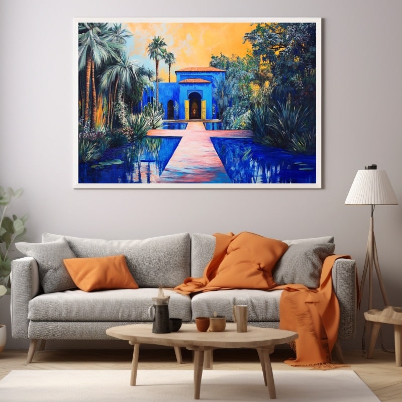 House Garden Painting