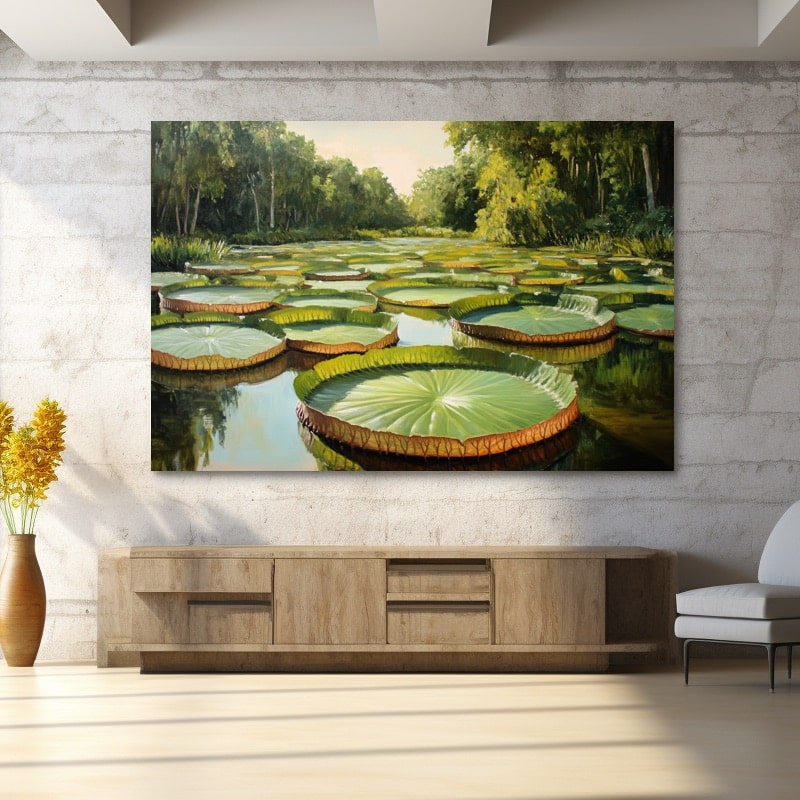 Oil Painting of Garden