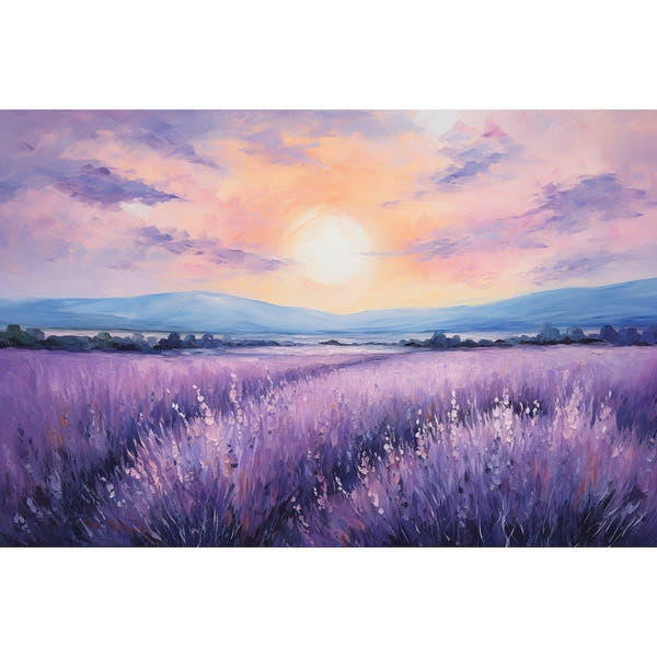 Abstract Lavender canvas