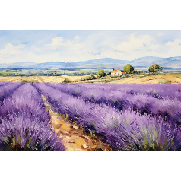 Spike Lavender Oil canvas