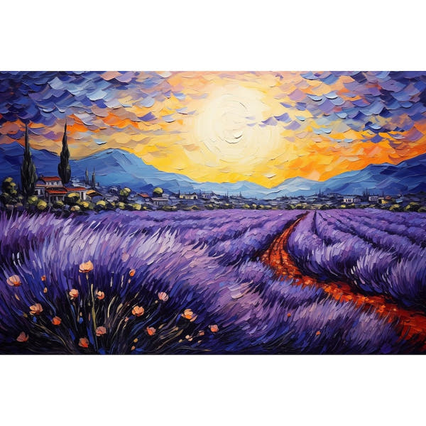 Van Gogh Lavender canvas
