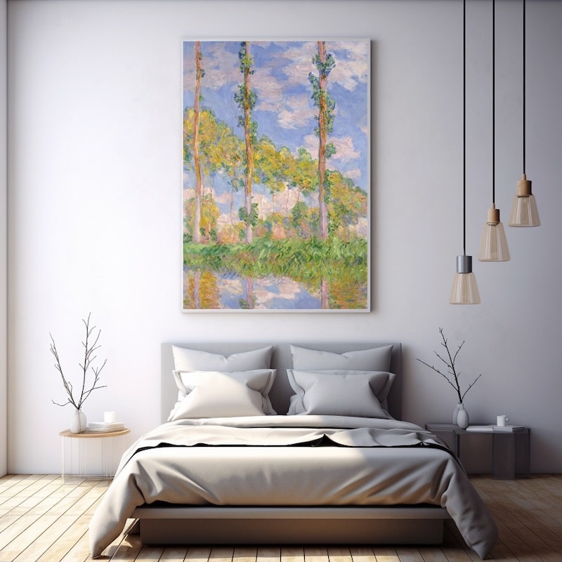 Poplar Trees Painting